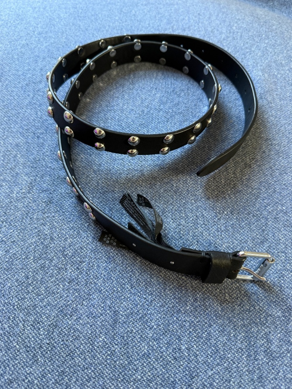 AllSaints Studded Leather Belt